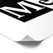 TEAM Together Iedereen ergert me aan typografie Po Poster (Hoek)