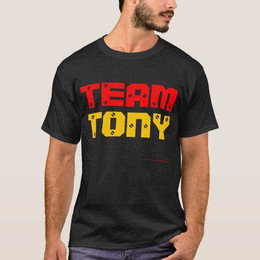 Team Tony T-shirt (Voorkant)