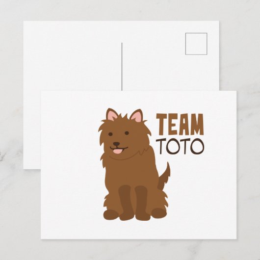 Team Toto Briefkaart (Voorkant / Achterkant)