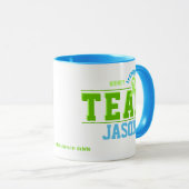 Team Transplant Sport Groen Lint  Mok (Voorkant rechts)