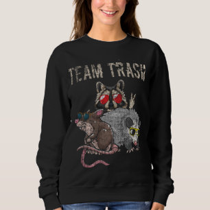 Team Trash - Funny Raccoon Lover Opossum Rat Garba Trui
