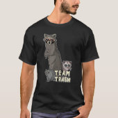 Team Trash Opossum Raccoon Rat, Funny Animals Garb T-shirt (Voorkant)