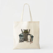 Team Trash Opossum Raccoon Rat, Funny Animals Garb Tote Bag (Voorkant)