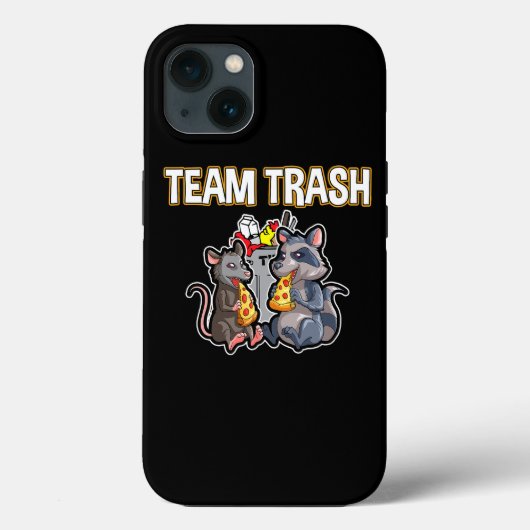 Team Trash Quote voor Opossum Lover en Possum Case-Mate iPhone Case (Achterkant)
