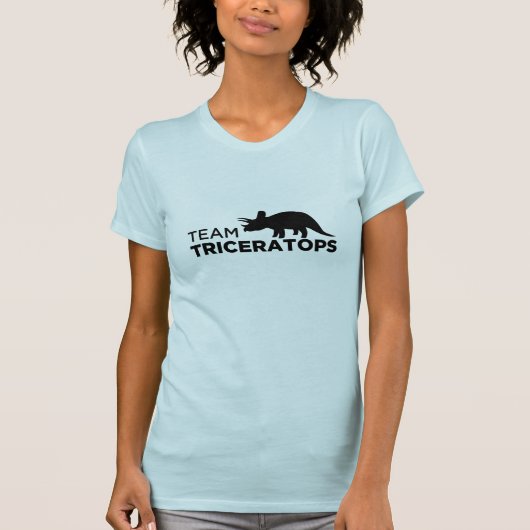 Team Triceratops Dames T-Shirt (Voorkant)
