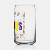 Team trots blikvorm glas (Links)