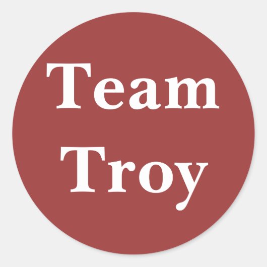 Team Troy sticker (Voorkant)