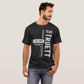 Team Truett Levenslang Lid Grappige Naam Truett T-shirt (Voorkant volledig)