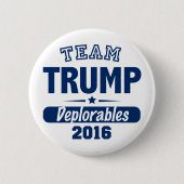 Team Trump Dekreables Ronde Button 5,7 Cm (Voorkant)