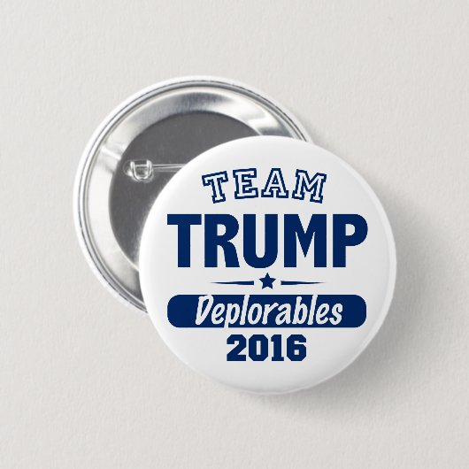 Team Trump Dekreables Ronde Button 5,7 Cm (Voorkant /achterkant)