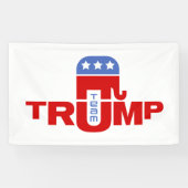 Team Trump Republikein Spandoek (Horizontaal)