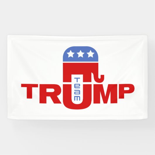 Team Trump Republikein Spandoek (Horizontaal)