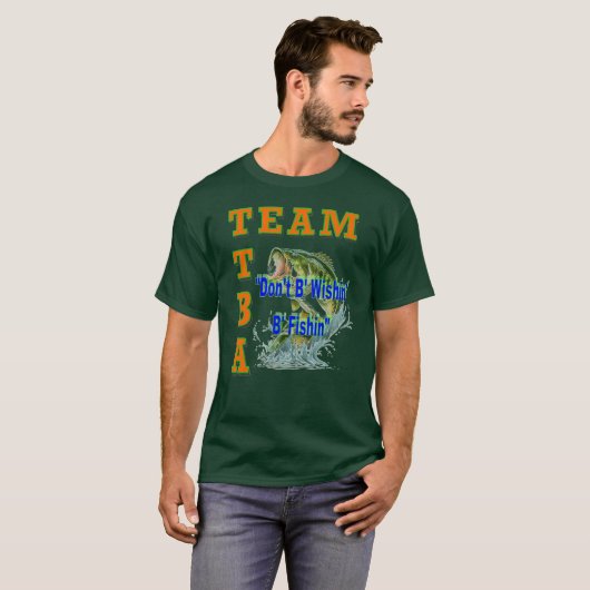 Team TTBA Mannen Basic Dark T-Shirt (Voorkant volledig)