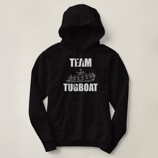 Team Tugboat Apparel Tug Boat Crew Design Ship Lov Hoodie (Design voorkant)