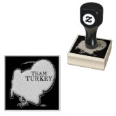 Team Turkije Rubberstempel (Gestempeld)