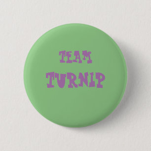 TEAM TURNIP Green Pin Ronde Button 5,7 Cm