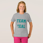 Team Turquoise T-shirt (Voorkant volledig)