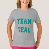 Team Turquoise T-shirt (Voorkant)