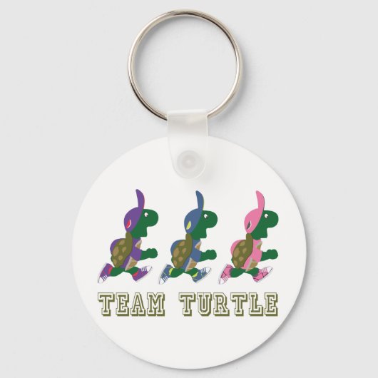 Team Turtle Sleutelhanger (Voorkant)