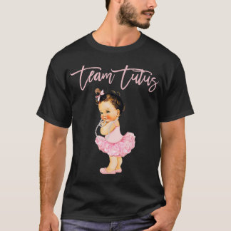 Team Tutu Girl Gender onthullen Baby shower T-shirt