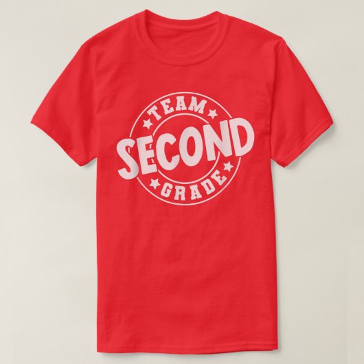 Team Tweede graad, tweede graad Terug naar school  T-shirt (Design voorkant)