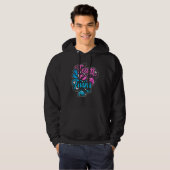 Team Tweeling voor een Visvangst   Hoodie (Voorkant volledig)