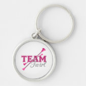 Team Twirl Baton Sleutelhanger (Voorkant)
