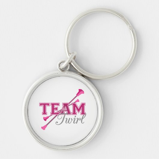 Team Twirl Baton Sleutelhanger (Voorkant)