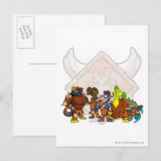 Team Tyrannia Group Briefkaart (Voorkant / Achterkant)