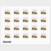 Team Tyrannia Group Ronde Sticker (Vel)