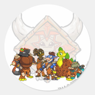 Team Tyrannia Group Ronde Sticker