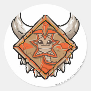 Team Tyrannia Logo Ronde Sticker