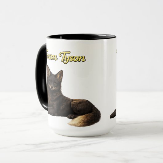 Team Tyson the Fox kids mug Mok (Voorkant links)