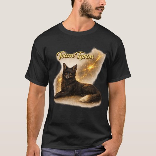 Team Tyson the Fox T-shirt (Voorkant)