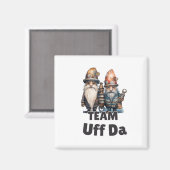 Team Uff Da Magneet (Voorkant / Achterkant)