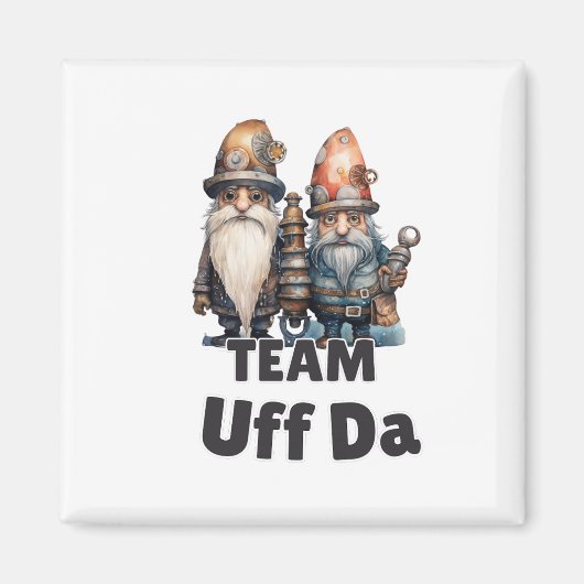 Team Uff Da Magneet (Voorkant)