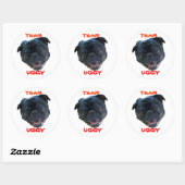 TEAM UGGY STICKERZ!! RONDE STICKER (Vel)