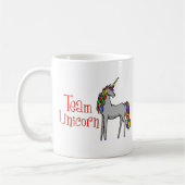 Team Unicorn Rainbow Koffiemok (Links)