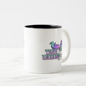 Team UNICORN Tweekleurige Koffiemok (Voorkant rechts)