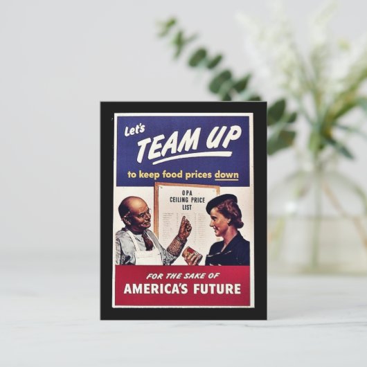 Team Up Briefkaart (Staand voorkant)