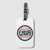 Team USA Honkbal Bagagelabel (Voorkant (verticaal))