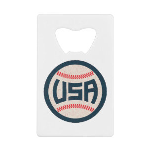 Team USA Honkbal Creditkaart Flessenopener