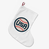 Team USA Honkbal Grote Kerstsok (Voorkant (Hangend))