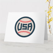 Team USA Honkbal Kaart (Gele Bloem)