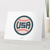 Team USA Honkbal Kaart (Achterkant)