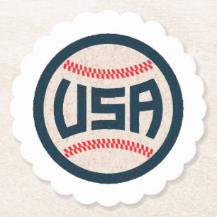 Team USA Honkbal Kartonnen Onderzetters