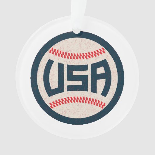 Team USA Honkbal Ornament (voorkant)