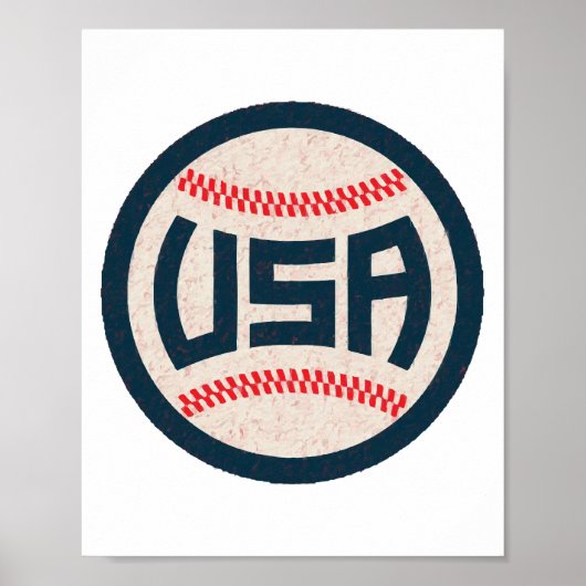 Team USA Honkbal Poster (Voorkant)