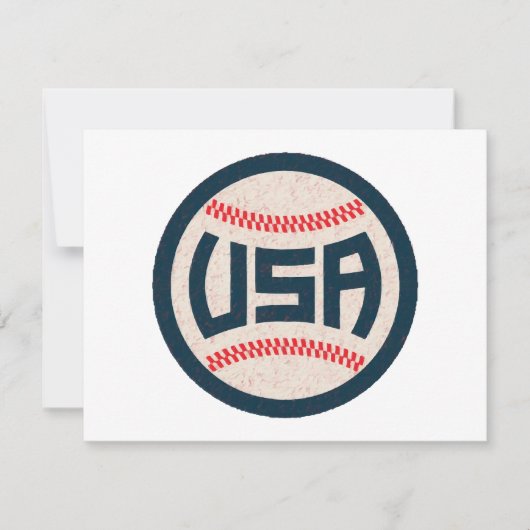 Team USA Honkbal Save The Date (Voorkant)