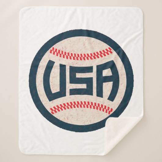 Team USA Honkbal Sherpa Deken (Voorkant)